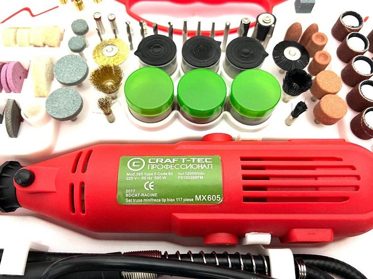 MIYH Mini polizor / aparat de gravat Craft-Tec MX605, 500 W, 117